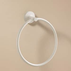 Toallero aro START blanco mate