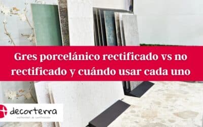 Gres porcelánico rectificado vs no rectificado y cuándo usar cada uno